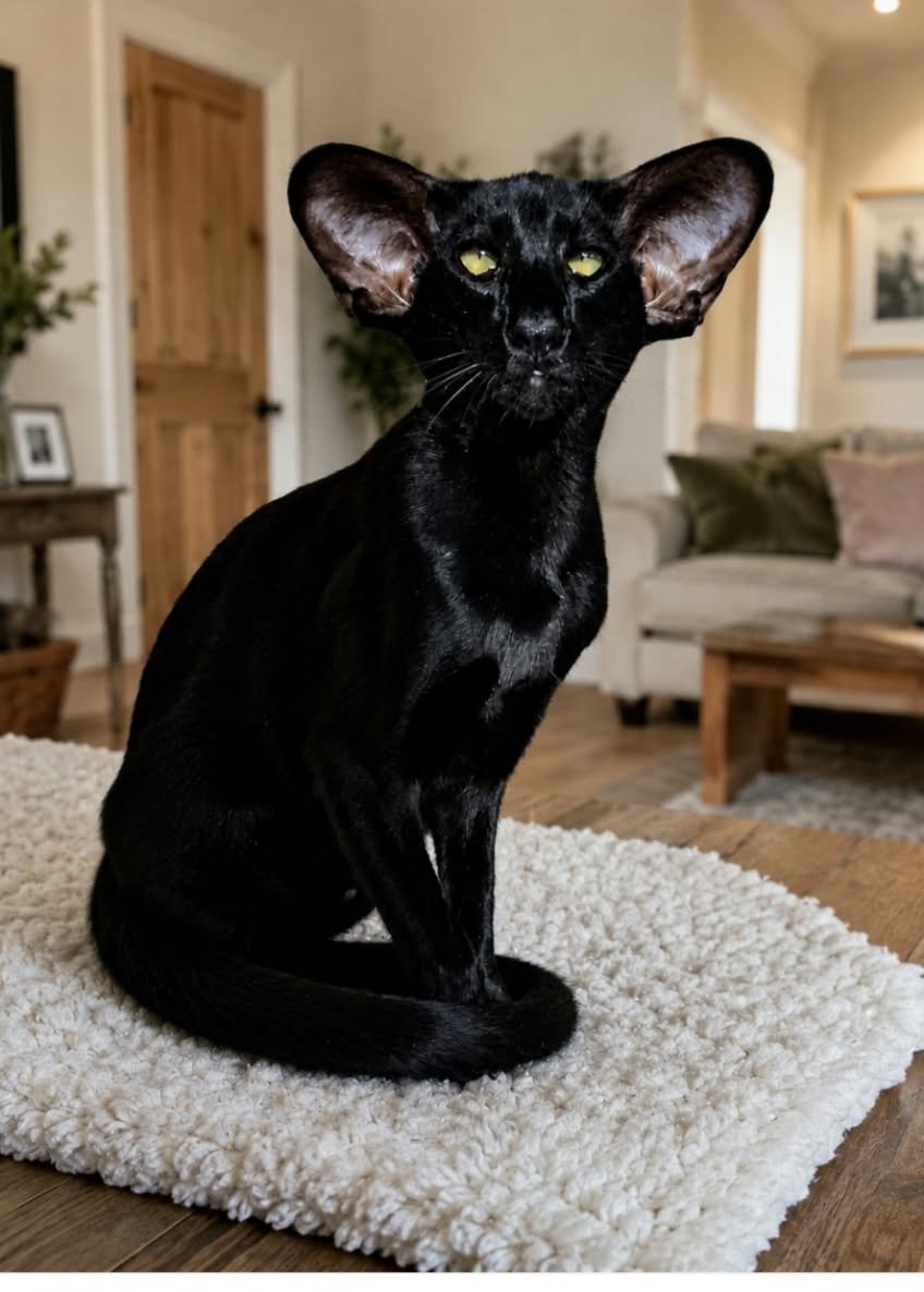 Jet, black Oriental stud at Tinkertaylor